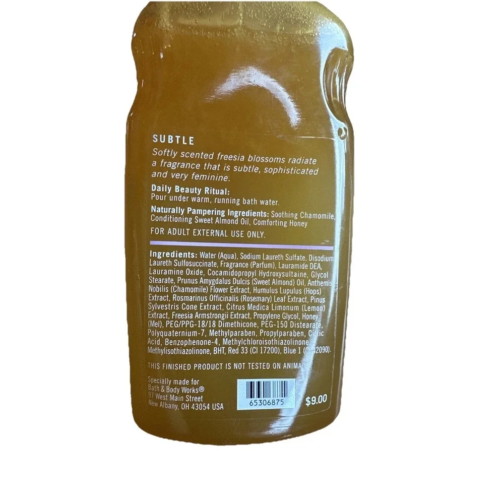 Bath and Body‎ Works Sheer Freesia Bubbles Bath 10oz Original Discontinued